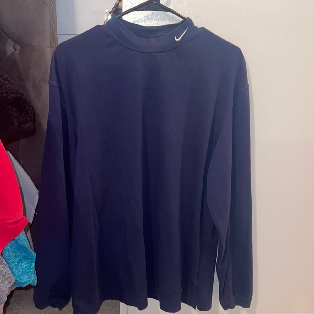 men’s nike half turtle neck crew